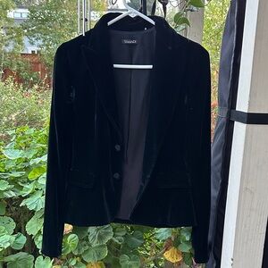 Tahari Women's Dark Velvet Blazer